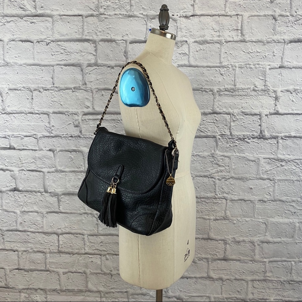 Big Buddha Black Shoulder Bag